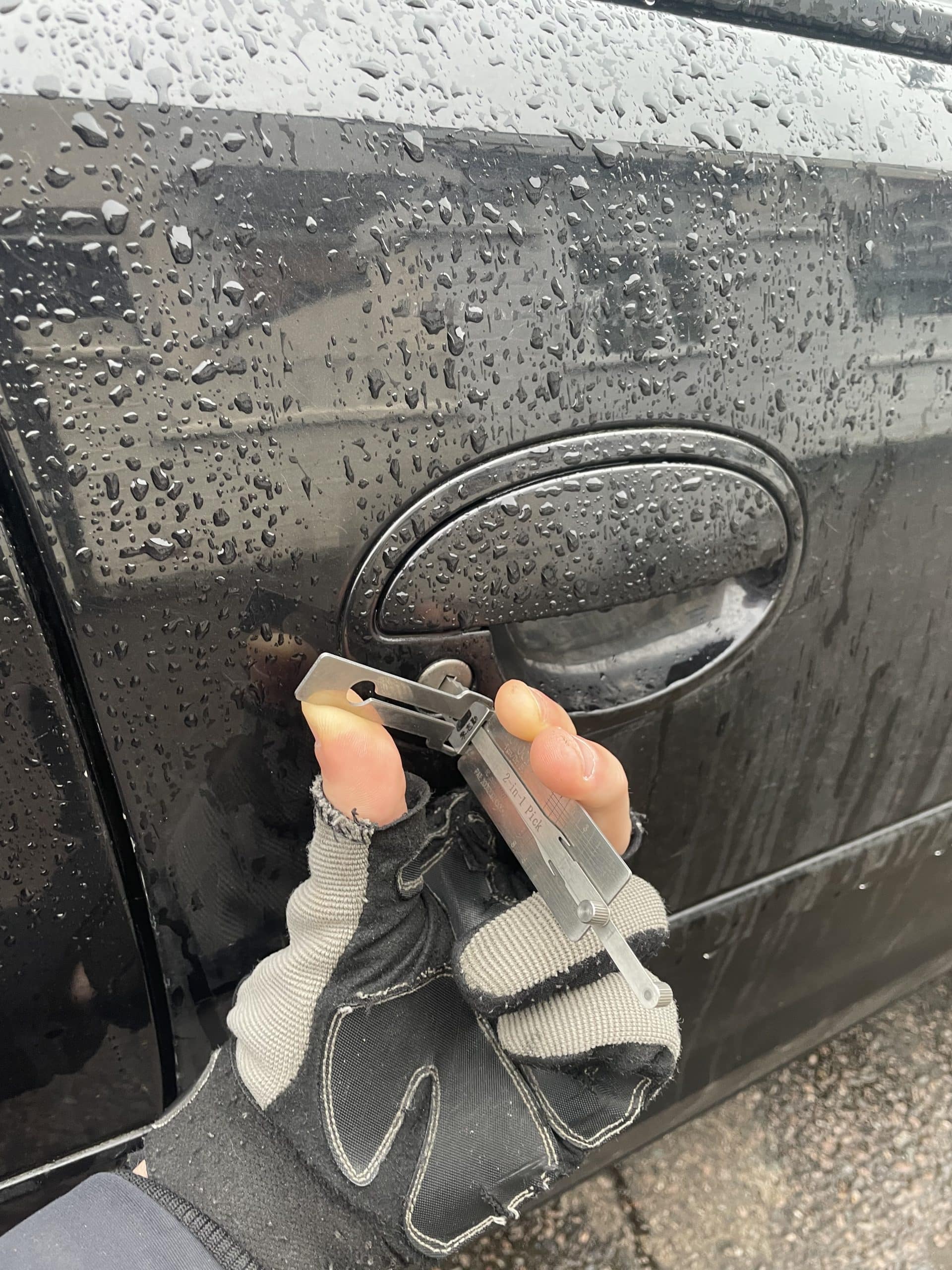 keys locked in car
