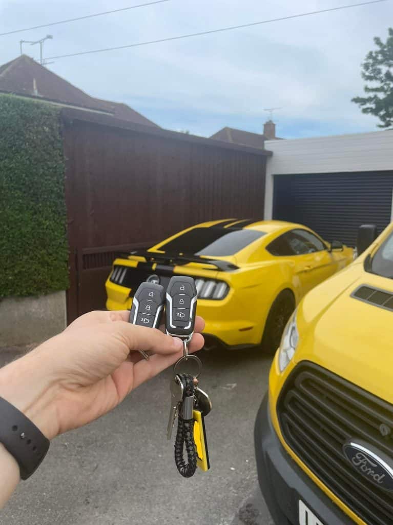 5.0 Mustang Car key  near halfords
